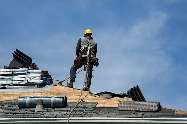 Professional Roofing technician working in Newfields, NH